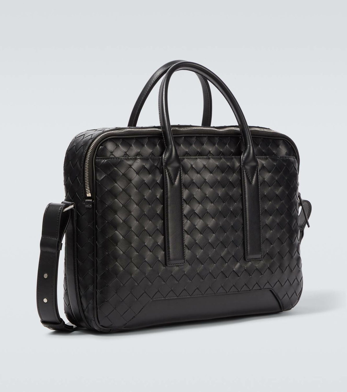 Bottega Veneta Getaway Intrecciato leather briefcase
