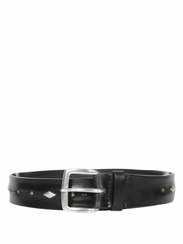 Photo: Orciani Bull Soft Black Studded Belt