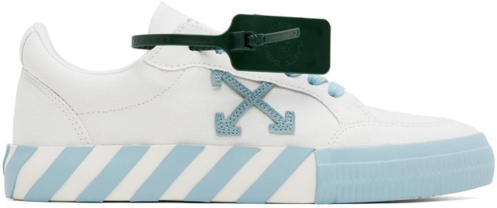 Photo: Off-White White Low Vulcanized Sneakers