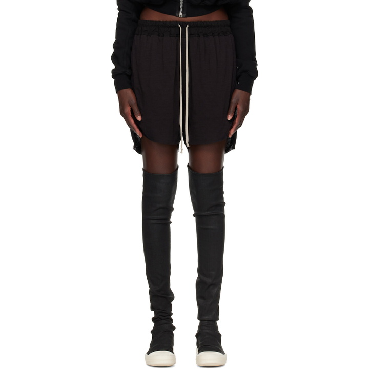 Photo: Rick Owens Black Tower Boxers Shorts