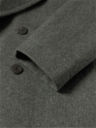 STUDIO NICHOLSON - Brushed Wool-Blend Peacoat - Gray