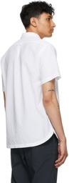 Barena White Camicia Pioppa Short Sleeve Shirt