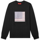 424 Long Sleeve Smiley Flag Tee