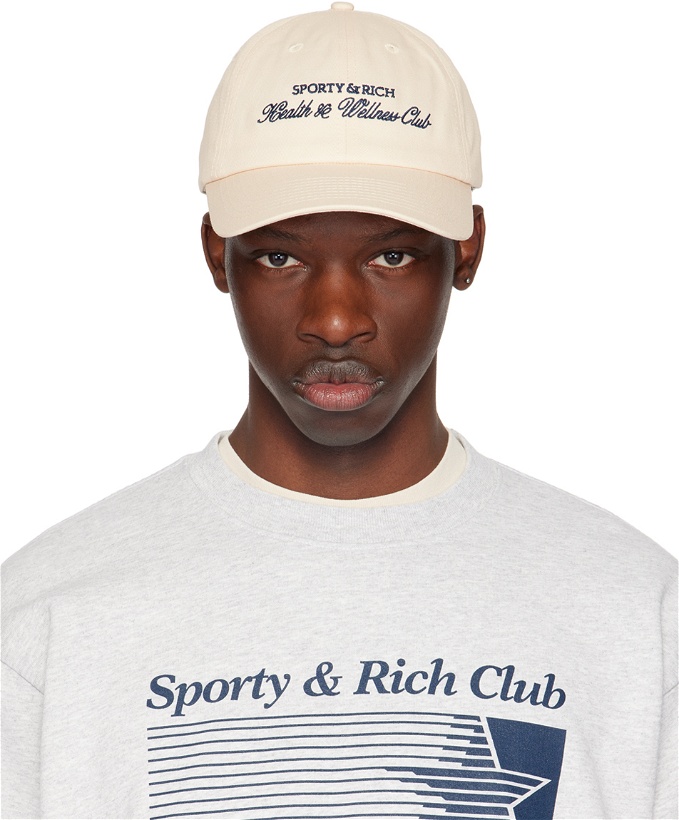 Photo: Sporty & Rich Off-White 'H&W Club' Cap