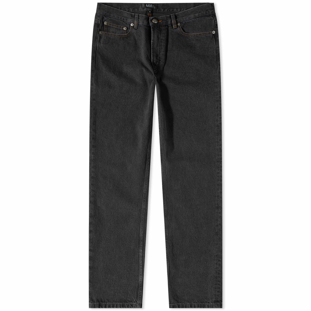 A.P.C. Men's A.P.C Martin Jean in Washed Black A.P.C.