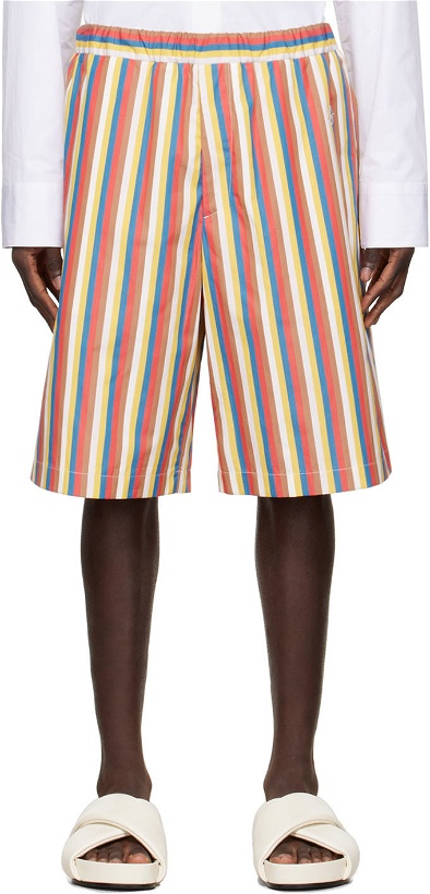 Photo: Jil Sander Multicolor Cotton Shorts