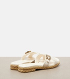 Roger Vivier Espa embellished leather mules