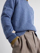 Valentino Garavani - Appliquéd Wool Sweater - Blue