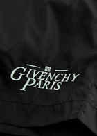 Givenchy Logo-embroidered Nylon Swim Shorts Black