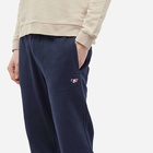 Maison Kitsuné Men's Tricolour Fox Patch Sweat Pant in Navy