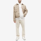 AMI Men's A Heart Knit Hoody in Off White/Red