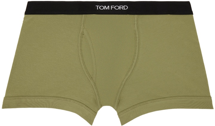 Photo: TOM FORD Green Classic Fit Boxer Briefs