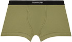 TOM FORD Green Classic Fit Boxer Briefs