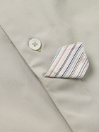 Paul Smith - Grandad-Collar Cotton-Poplin Shirt - Neutrals