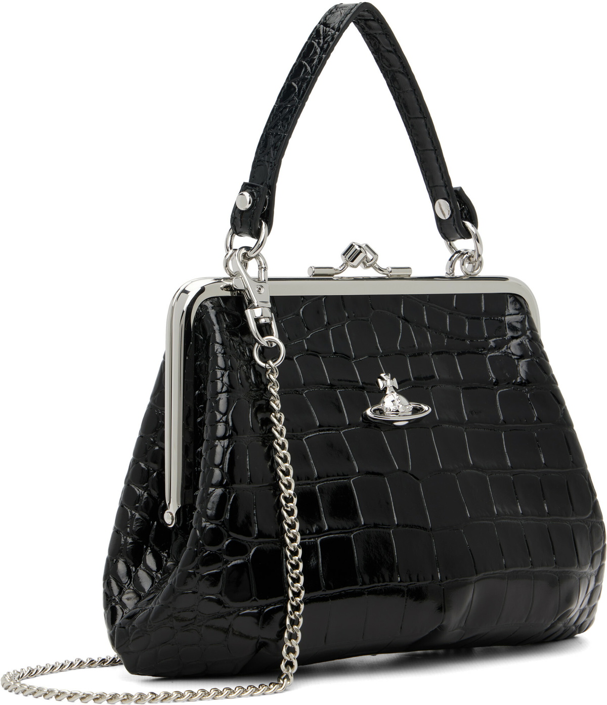 Vivienne Westwood Black Granny Frame Bag