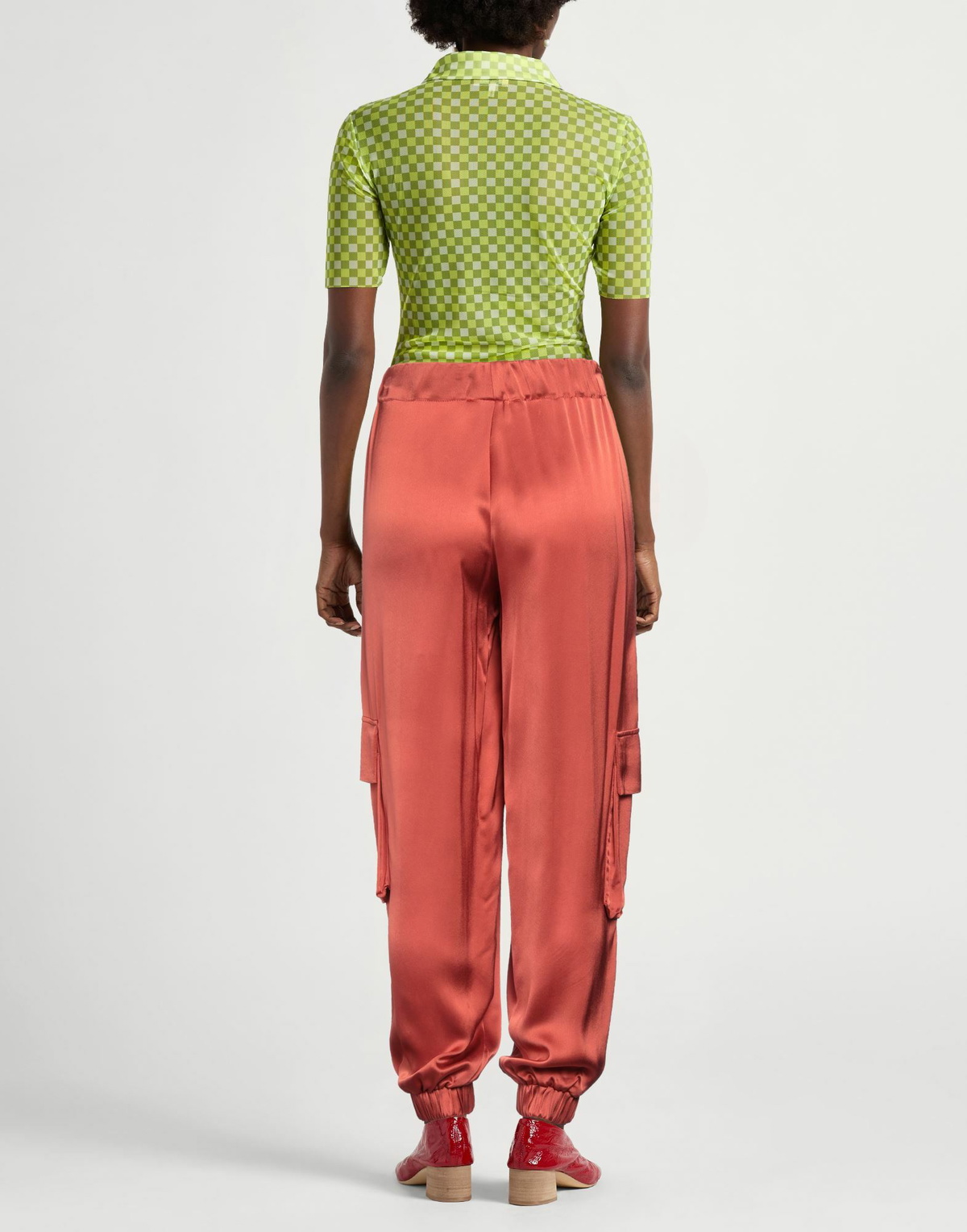 Jijil Womens Pants Rust