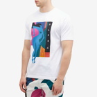 By Parra Men's Beached & Blank T-Shirt in White