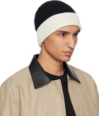 Givenchy Black & Off-White Wool Beanie