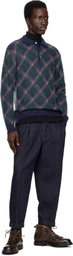 BEAMS PLUS Indigo 2 Pleats Jeans