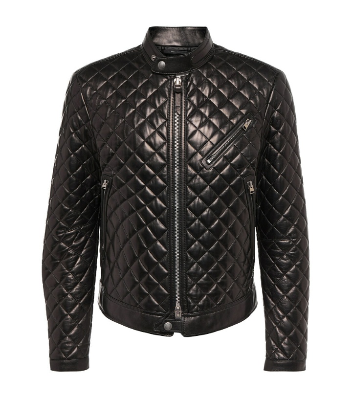 Photo: Tom Ford - Quilted leather jacket