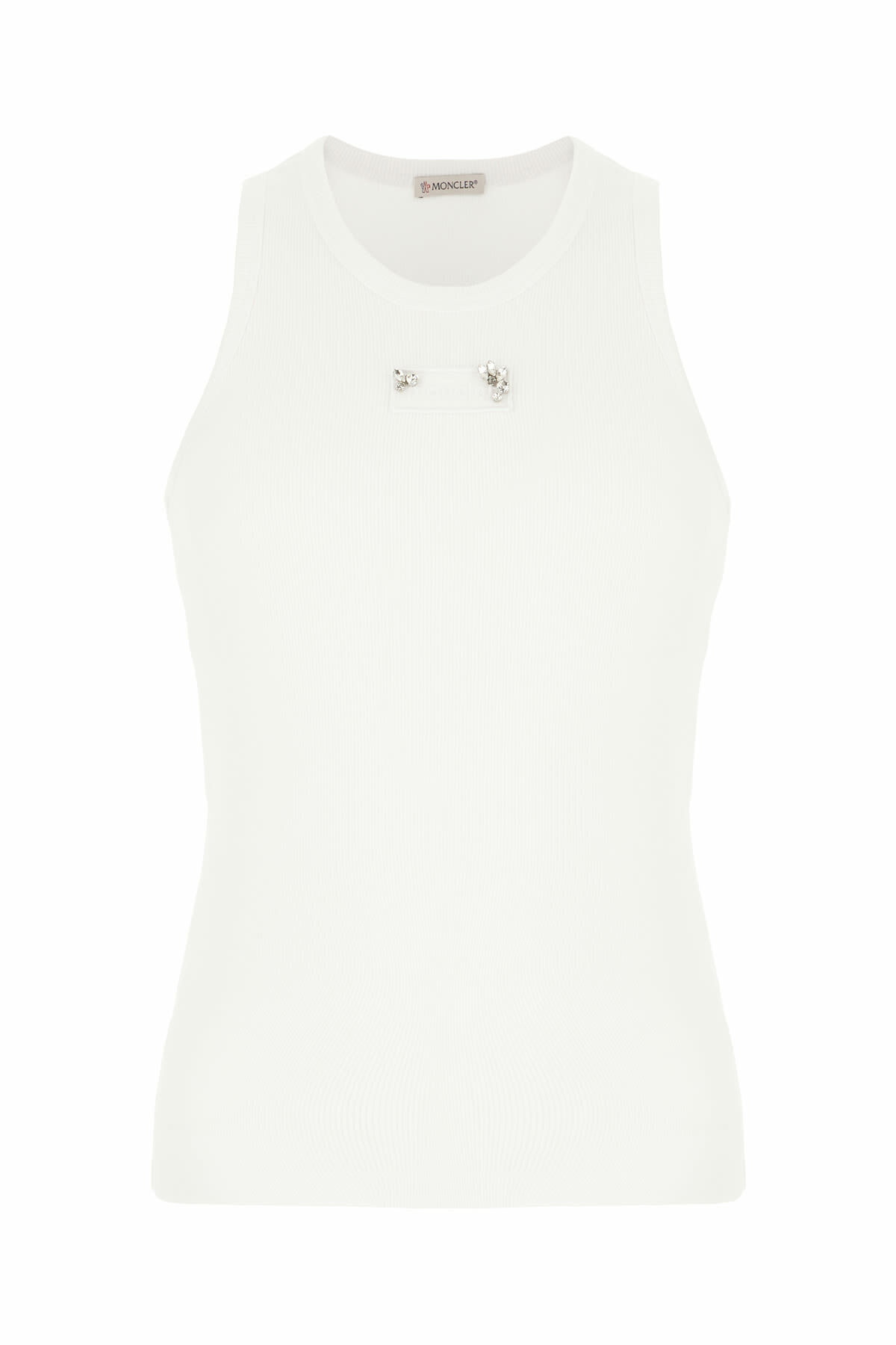 Moncler - Logo embellished cotton T-shirt Moncler