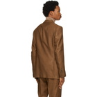 Tom Ford Brown Silk Shelton Blazer