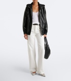 Arma Guisy hooded leather jacket