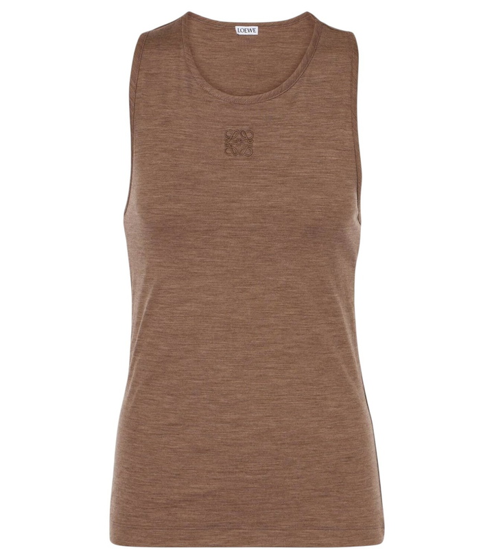 Photo: Loewe Anagram wool-blend tank top