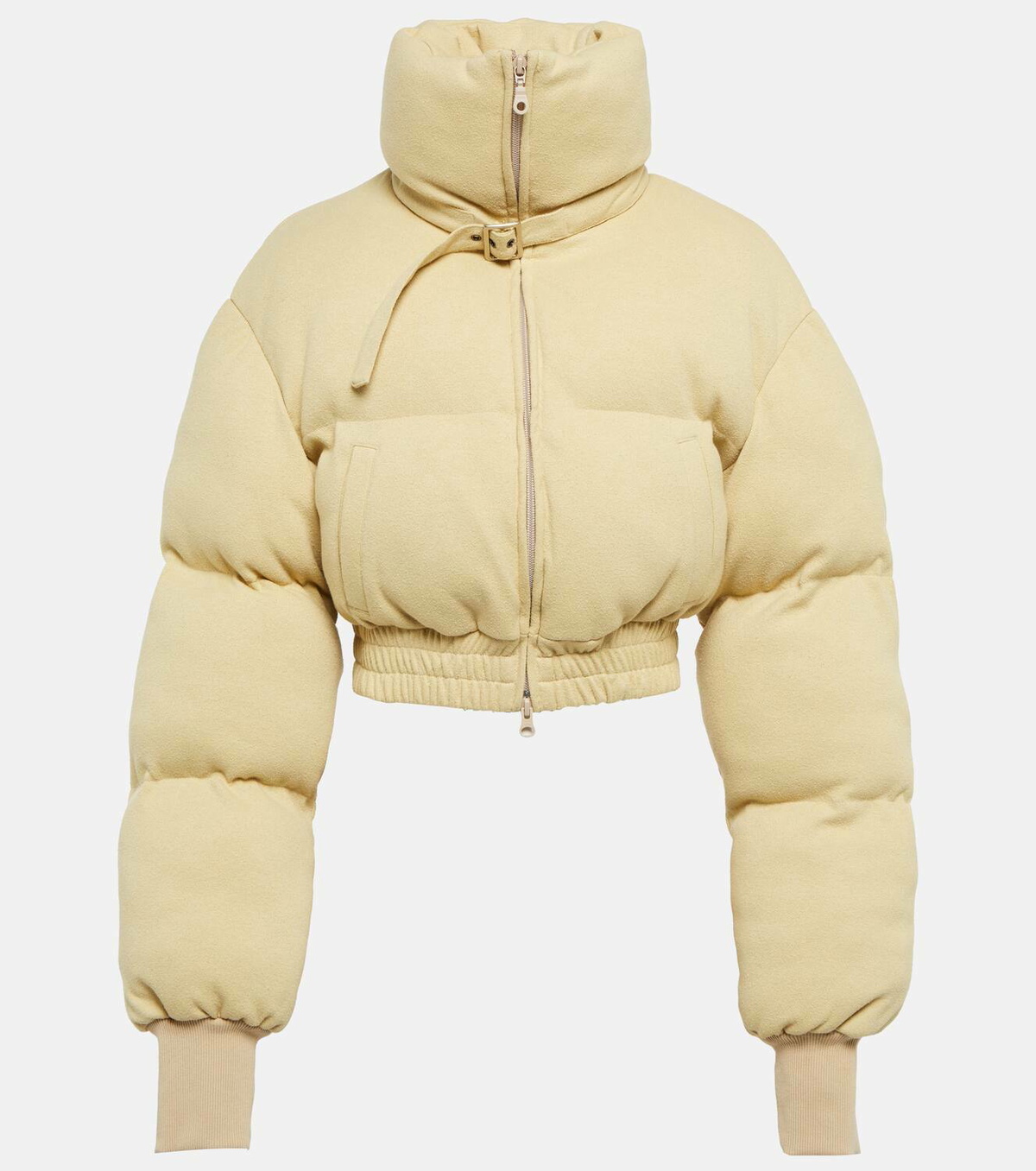 Didu Cropped fleece puffer jacket