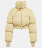 Didu Cropped fleece puffer jacket