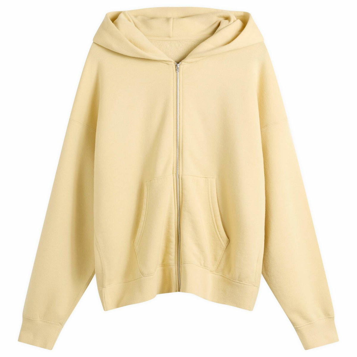 Visvim Men's Jumbo Fine Wool Hoodie in Yellow