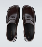 Dries Van Noten - Padded leather shoes