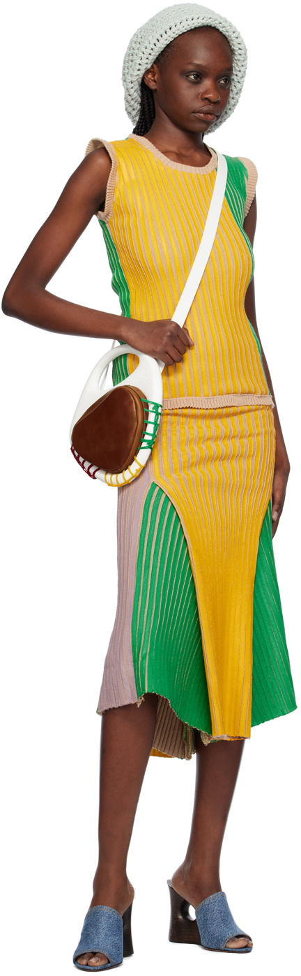 Stanley Raffington SSENSE Exclusive Green & Yellow Tank Top