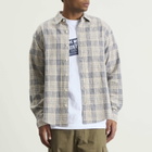 Café Mountain Men's Heritage Shirt in Ecru Slub Check