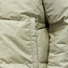F/CE. Men's Reversible Recycled Down Cardigan in Sage Green