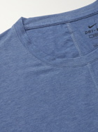 NIKE TRAINING - Slim-Fit Dri-FIT Yoga T-Shirt - Blue