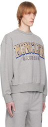 Moncler Gray Crewneck Sweatshirt