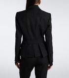 Nina Ricci Jacquard wool-blend double-breasted blazer