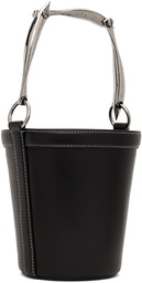 Bottega Veneta Black Sardine Bucket Bag