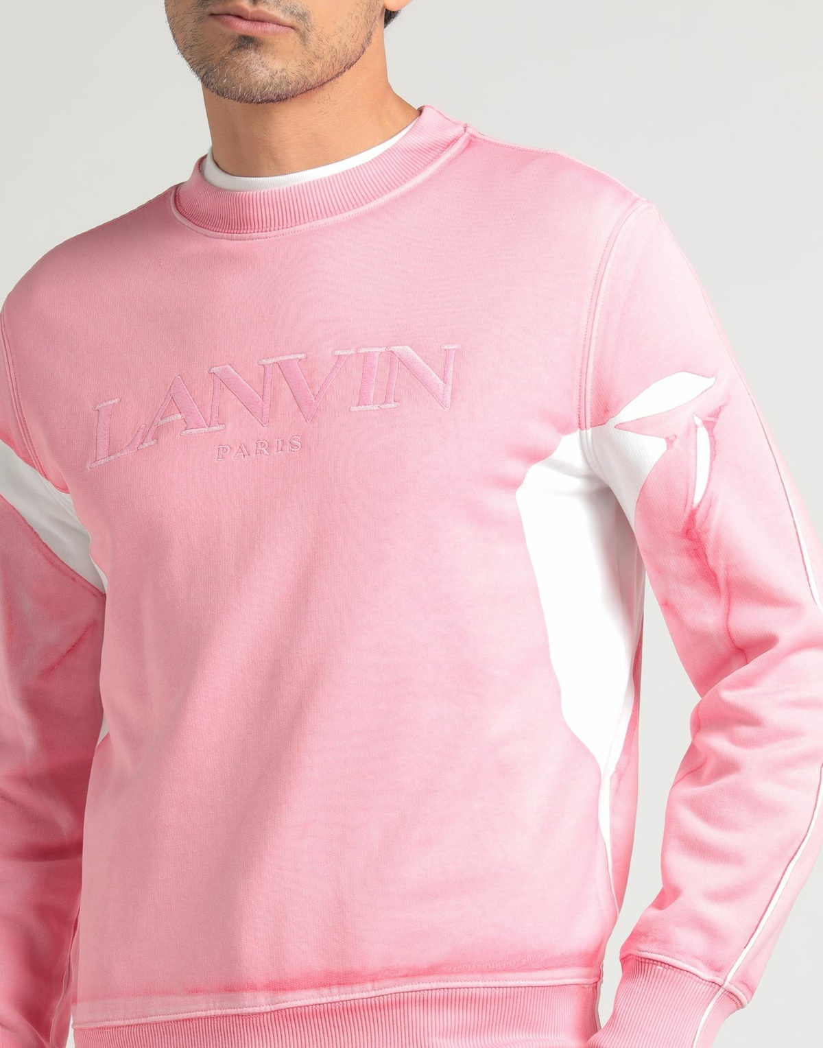 Lanvin Mens Sweatshirt in Pink