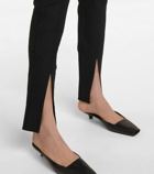 Toteme - Split-cuff high-rise slim pants