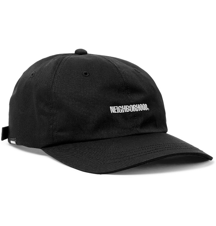 Photo: Neighborhood - Logo-Embroidered Twill Baseball Cap - Black