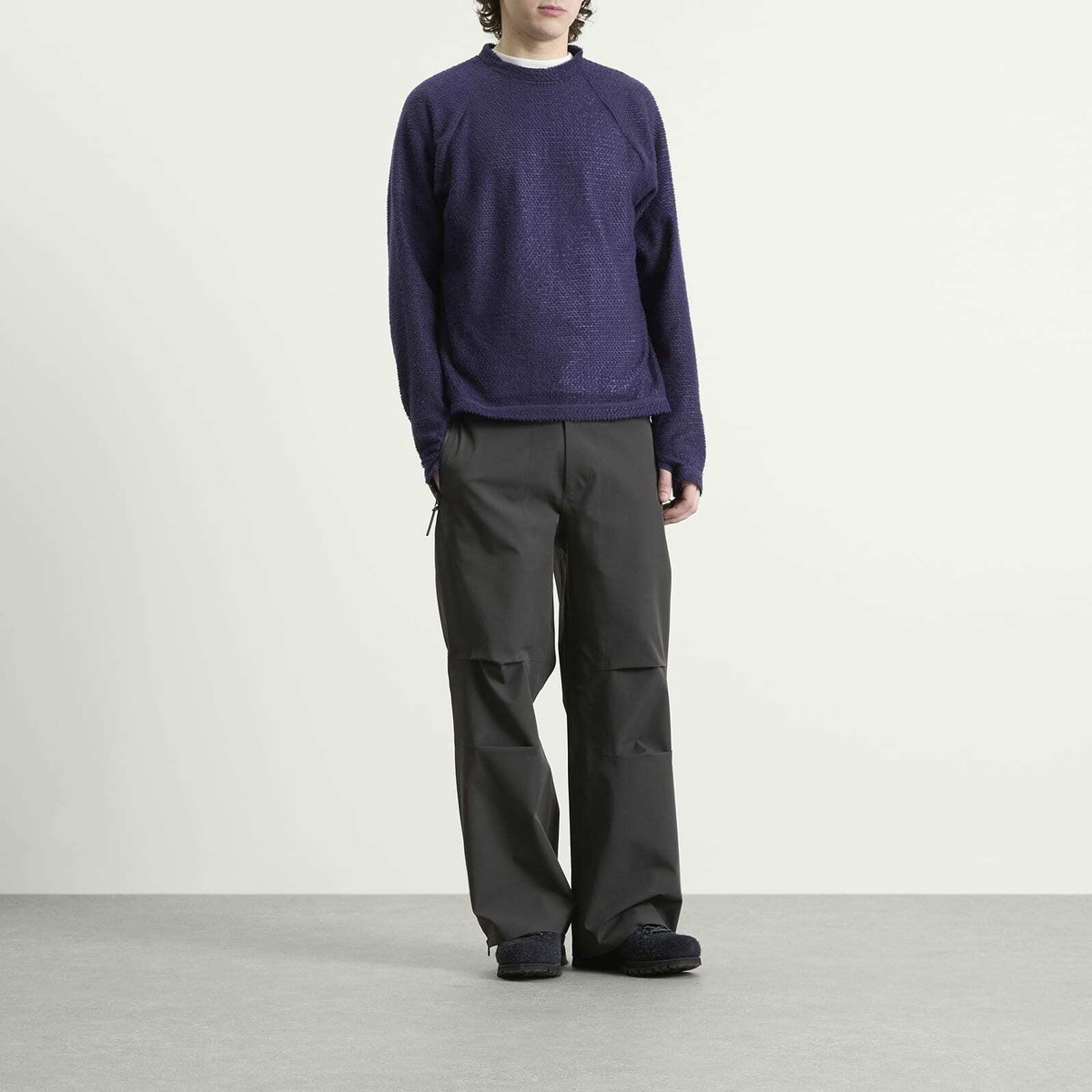 Purple Mountain Observatory Men's Polartec Alpha Pullover in Ink