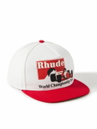 Rhude - Logo-Print Cotton-Twill Baseball Cap