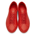 Givenchy Red Urban Street Sneakers