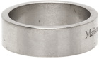 Maison Margiela Silver Logo Ring