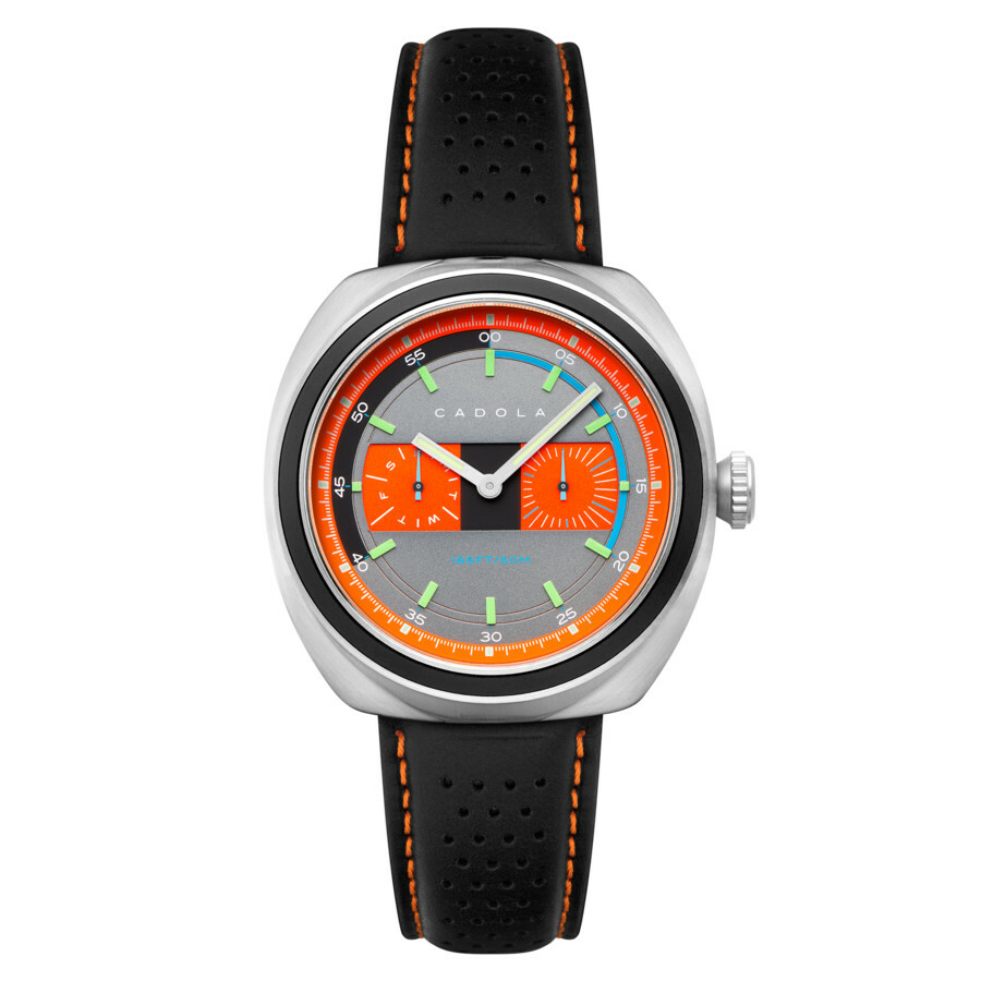Cadola Giulia GMT Quartz Grey Dial Mens Watch CD-1043-01