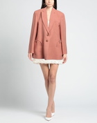 Blazé Milano Womens Blazer in Salmon pink