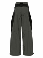 Reebok LTD Grey Wide-Leg Panelled Track Pants