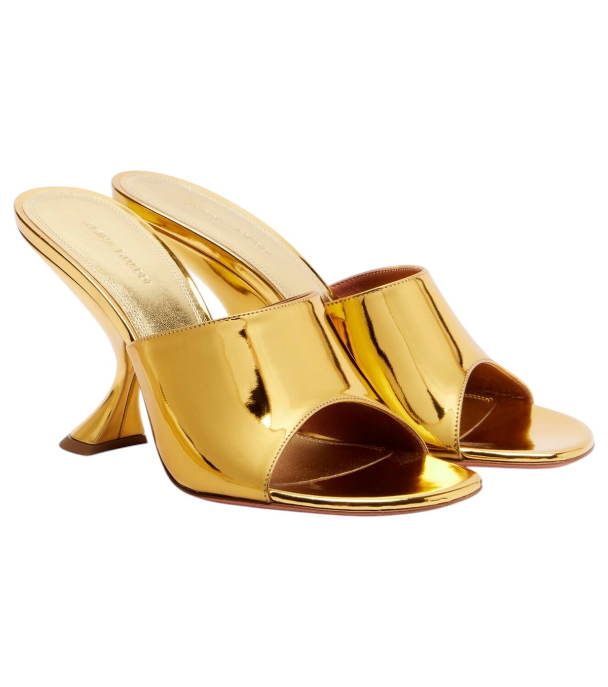 Amina Muaddi Pink Kim 90 Heeled Sandals Amina Muaddi